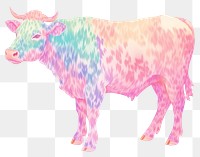 PNG Cow livestock mammal cattle. AI generated Image by rawpixel.