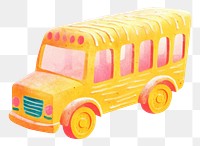 PNG School bus vehicle wheel toy. AI generated Image by rawpixel.