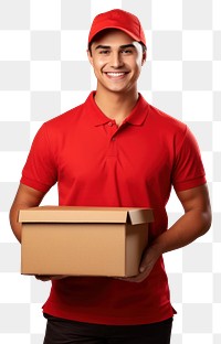 PNG Food delivery box cardboard portrait. AI generated Image by rawpixel.