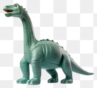 PNG  Diplodocus dinosaur toy reptile animal white background. AI generated Image by rawpixel.