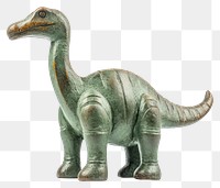 PNG  Diplodocus dinosaur toy animal white background representation. AI generated Image by rawpixel.