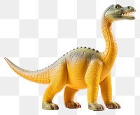 PNG  Diplodocus dinosaur toy reptile animal white background. AI generated Image by rawpixel.