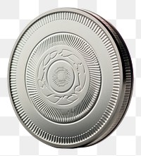 PNG Coin silver money white background. AI generated Image by rawpixel.