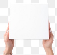PNG Box hand paper white. AI generated Image by rawpixel.