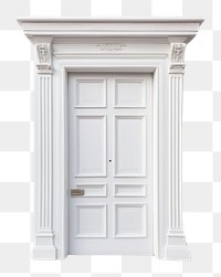 PNG Door white white background architecture. 
