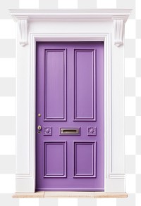 PNG Door purple white background architecture. AI generated Image by rawpixel.