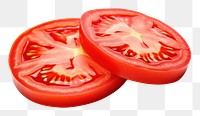 PNG Tomato vegetable sliced plant. AI generated Image by rawpixel.