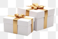 PNG Box white gift white background. AI generated Image by rawpixel.