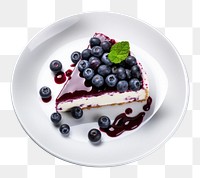 PNG Cake berry plate blueberry. AI generated Image by rawpixel.