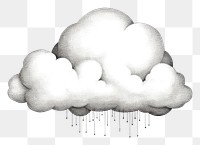 PNG Cloud drawing sketch white. 