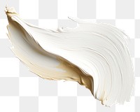 PNG  Flat white brush stroke white background invertebrate abstract. AI generated Image by rawpixel.