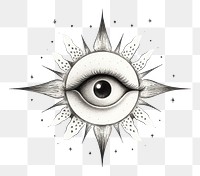 PNG  Third eye drawing sketch line. AI generated Image by rawpixel.