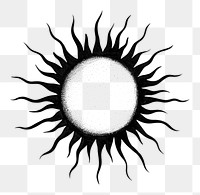 PNG  Sun white white background monochrome. AI generated Image by rawpixel.