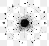 PNG  Astrology line white background creativity. AI generated Image by rawpixel.