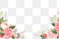 PNG Pink roses backgrounds pattern flower