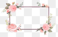 PNG Pink roses pattern flower plant. AI generated Image by rawpixel.