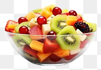 PNG Fruit salad bowl fruit berry plant. AI generated Image by rawpixel.