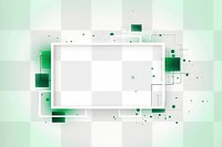 PNG Green frame backgrounds technology rectangle. AI generated Image by rawpixel.