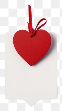 PNG  Valentine gift tag symbol celebration ribbon. AI generated Image by rawpixel.
