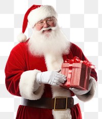 PNG Santa christmas holding adult. AI generated Image by rawpixel.
