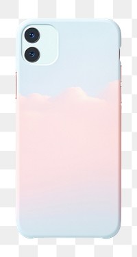 PNG A soft phone case white background mobile phone electronics. AI generated Image by rawpixel.