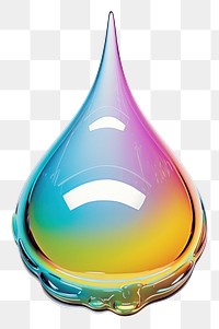 PNG A waterdrop isolated on clear solid background art splashing droplet. AI generated Image by rawpixel.