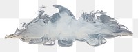 PNG Subtle wide Fog smoke mass on floor isolated on clear solid background black black background translucent. AI generated Image by rawpixel.