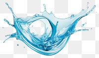 PNG Water swish isolated on clear solid background backgrounds art splattered. AI generated Image by rawpixel.