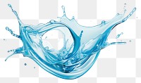 PNG Water swish isolated on clear solid background backgrounds art splattered. 