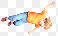 PNG A little kid jumping in the air child white background photography. AI generated Image by rawpixel.