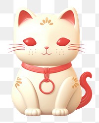 PNG Japanese lucky cat animal mammal pet. AI generated Image by rawpixel.