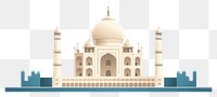 PNG Taj Mahal architecture building dome. AI generated Image by rawpixel.
