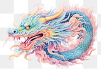 PNG Chinese dragon creativity cartoon drawing. AI generated Image by rawpixel.