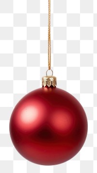 PNG  Christmas ball hanging at a rope christmas jewelry white background. AI generated Image by rawpixel.