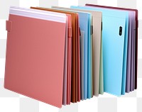 PNG  File folders with documents file white background publication. AI generated Image by rawpixel.