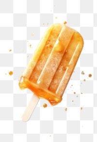 PNG Ice pop dessert food white background. AI generated Image by rawpixel.