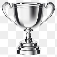 PNG  A trophy cup white background achievement refreshment. AI generated Image by rawpixel.