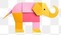 PNG  Elephant origami animal mammal. AI generated Image by rawpixel.