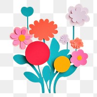 PNG  Flowers plant art inflorescence. AI generated Image by rawpixel.