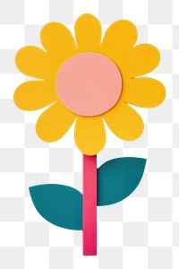 PNG  Sun flower nature plant toy. AI generated Image by rawpixel.