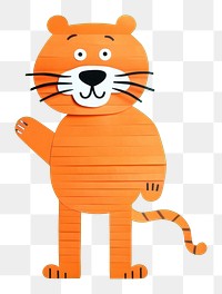 PNG  Tiger anthropomorphic creativity cartoon. AI generated Image by rawpixel.
