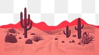 PNG Desert landscape outdoors nature sky. AI generated Image by rawpixel.