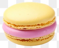 PNG Macaroon dessert yellow food. AI generated Image by rawpixel.