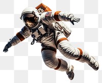 PNG Spaceman flies Astronaut astronaut sports helmet. AI generated Image by rawpixel.