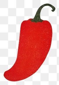 PNG Red pepper vegetable food freshness. AI generated Image by rawpixel.