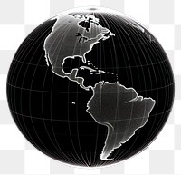 PNG  Globe sphere planet space. AI generated Image by rawpixel.