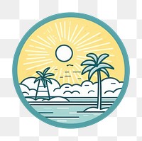 PNG Summer outdoors nature logo. AI generated Image by rawpixel.