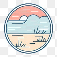 PNG Summer outdoors nature logo. AI generated Image by rawpixel.