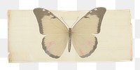 PNG Butterfly animal art white background. AI generated Image by rawpixel.