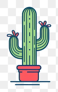 PNG Cactus plant creativity cartoon. AI generated Image by rawpixel.